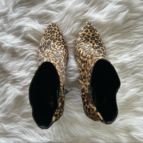 American Rag Cowhide Leopard Print Booties, Size 9.5 NWT - Picture 5 of 8